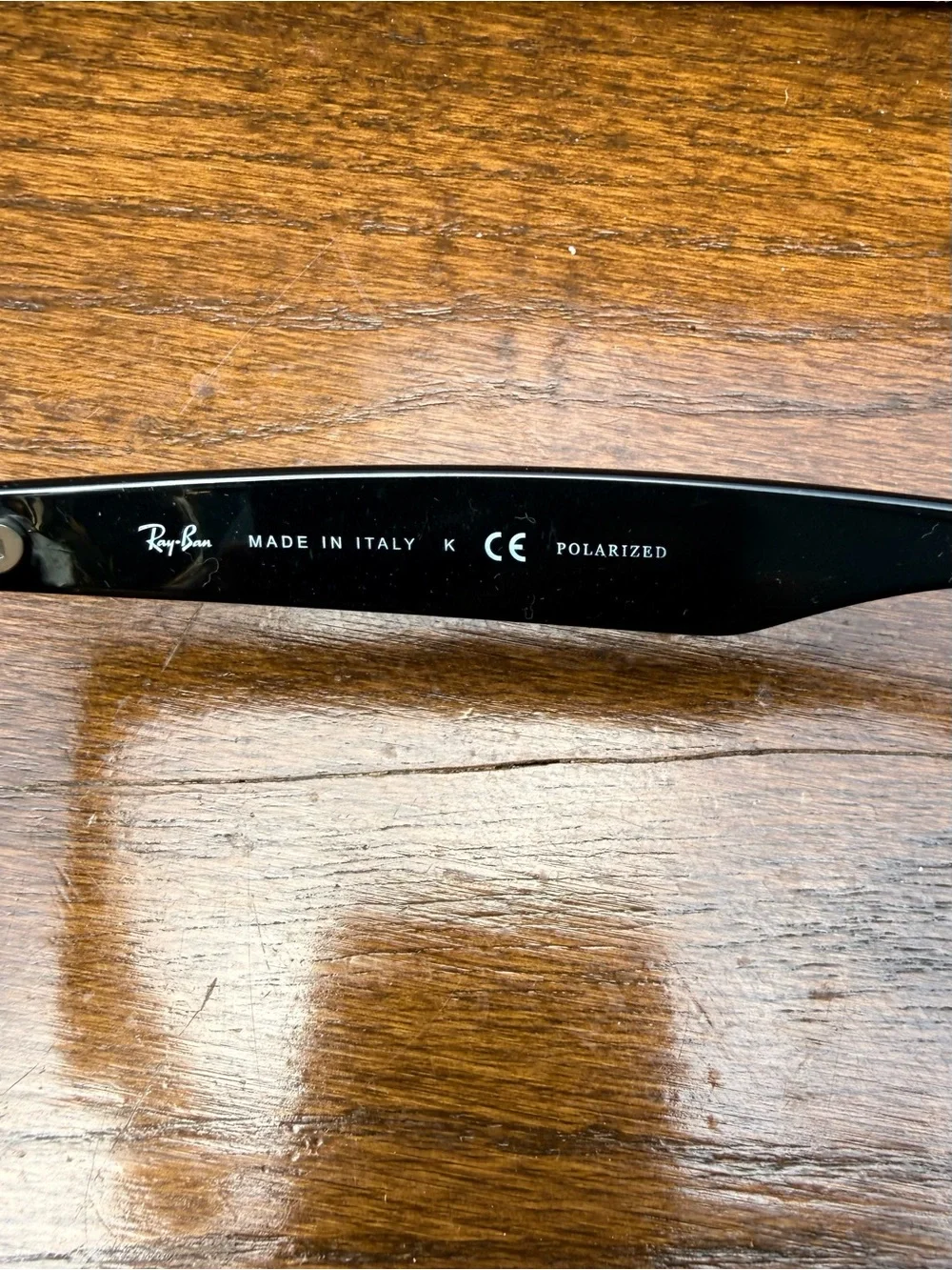 Ray-Ban New Wayfarer RB2132 945/57 Honey Polarized Sunglasses 55mm